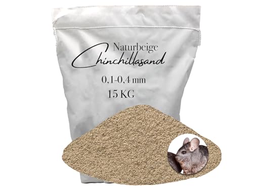 Aquagran 15 kg Chinchillasand Badesand 0,1-0,4 mm hocherhitzt keimfrei samtweich beige umweltfreundlich papierverpackt Aquagran 15 kg Chinchillasand Badesand 0,1-0,4 mm hocherhitzt keimfrei samtweich beige umweltfreundlich papierverpackt von Aquagran