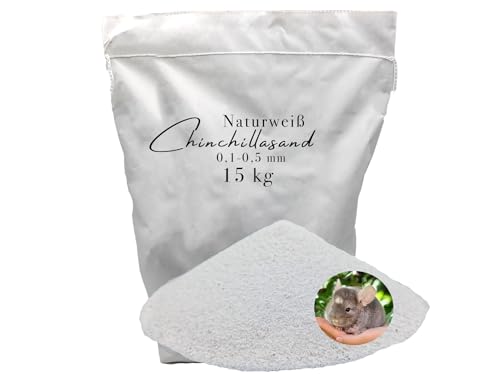 Aquagran 15 kg Chinchillasand Badesand 0,1-0,5 mm hocherhitzt keimfrei samtweich weiß umweltfreundlich papierverpackt Aquagran 15 kg Chinchillasand Badesand 0,1-0,5 mm hocherhitzt keimfrei samtweich weiß umweltfreundlich papierverpackt von Aquagran