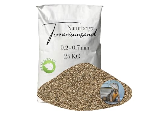 Aquagran Terrariensand Terrariumsand Terrarienkies 0,2-0,7 mm beige Ocker 25 kg Aquagran Terrariensand Terrariumsand Terrarienkies 0,2-0,7 mm beige Ocker 25 kg von Aquagran