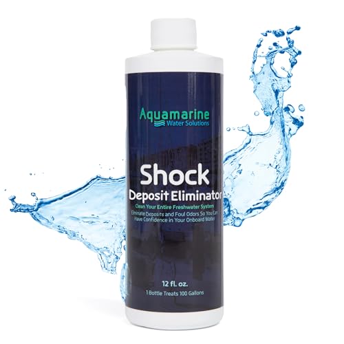 Aquamarin Water Solutions – Wassertank-Tiefenreiniger und Deodorierer – behandelt und pflegt Süßwassersysteme für Boote, Wohnmobile und Haushalte – ideal für den Einsatz nach saisonaler Lagerung – 350 Aquamarin Water Solutions – Wassertank-Tiefenreiniger und Deodorierer – behandelt und pflegt Süßwassersysteme für Boote, Wohnmobile und Haushalte – ideal für den Einsatz nach saisonaler Lagerung – 350 von Aquamarine