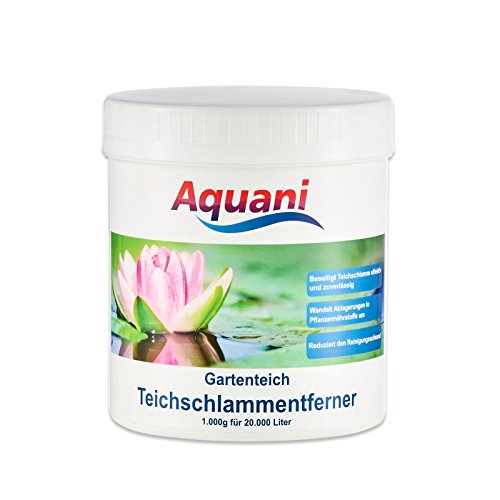 Aquani Teichschlammentferner Gartenteich 1.000g wirkt effektiv gegen Teichschlamm im Teich Macht Schlammsauger überflüssig geruchsfreie Teichpflege auch für Koi und Schwimmteich Aquani Teichschlammentferner Gartenteich 1.000g wirkt effektiv gegen Teichschlamm im Teich Macht Schlammsauger überflüssig geruchsfreie Teichpflege auch für Koi und Schwimmteich von Aquani