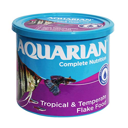 Aquarian Komplettnahrung Behälter Flockenfutter für Tropische Aquariumfische, 1er Pack (1 x 200 Grams) von API