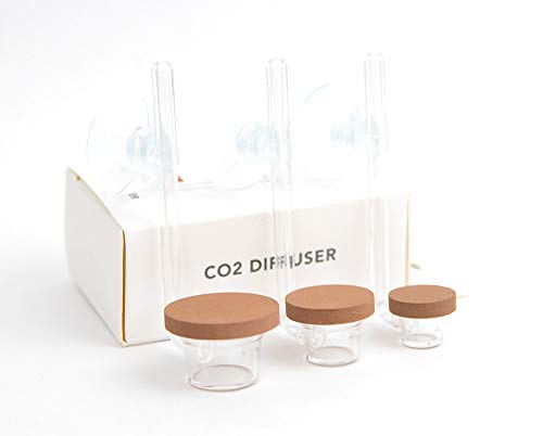 Twinstar Co2 Diffusor S Acrylglas extrem feinperlig Neue Form incl. Saugnapf Aquarium von Aquario