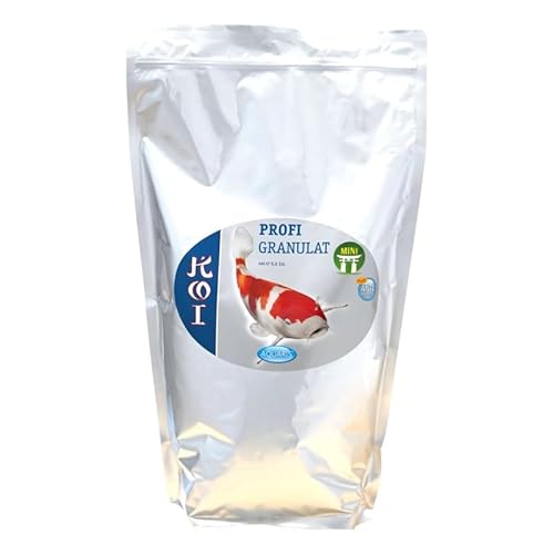 AQUARIS Koi Profi Granulat Mini 5,6 L - 1,96 kg. Schwimmendes Koifutter. Fördert gesunde Verdauung und natürliche Pigmentierung Dank Spirulina. Für Junge Kois. AQUARIS Koi Profi Granulat Mini 5,6 L - 1,96 kg. Schwimmendes Koifutter. Fördert gesunde Verdauung und natürliche Pigmentierung Dank Spirulina. Für Junge Kois. von Aquaris