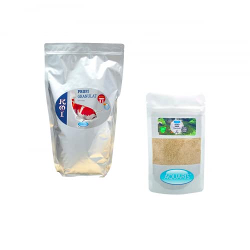 Aquaris Sparset Teichpflege und Futter für Koi Karpfen für heranwachsende Fische 2,010 kg Aquaris Sparset Teichpflege und Futter für Koi Karpfen für heranwachsende Fische 2,010 kg von Aquaris