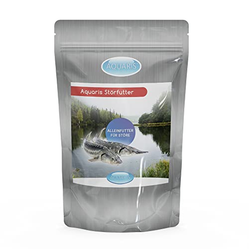 AQUARIS Futter für stör Fische trüben Nicht das Wasser und enthalten viele Nährstoffe mit nützlichen Elementen und leicht verdaulich 680 g / 1 L / 6 mm von AQUARIS