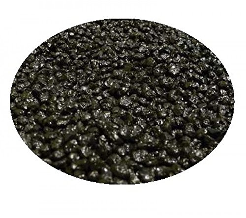 AquaOne 25 Kg Quarzkies schwarz 1-2 mm Bodengrund Aquarium Kies Sand Quarz feine Körnung Aquariumkies Deko Aquascaping von AquaOne