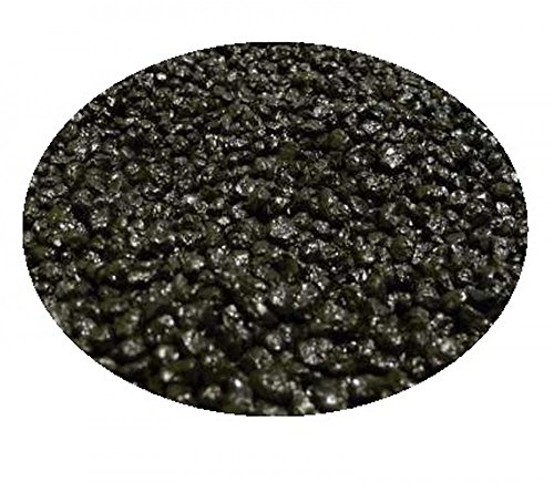 AquaOne 2-4mm schwarzen Quarzkies 25 kg Bodengrund Aquarium Kies Sand Quarz Körnung mittel Aquariumkies Deko Aquascaping von AquaOne