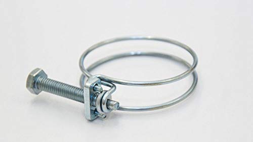 AquaOne Verzinkte Schlauchschelle 40-45mm für 1 1/2' Schläuche Schlauchklemme Klemme Teichschlauch Schlauchschelle Tropfsicher von AquaOne