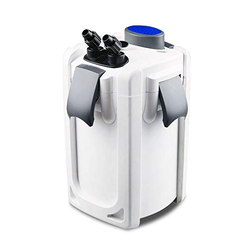 AquaOne Aquarium Außenfilter HW-702A 1000 L/h I Hochwertiger Filter für Aquarien bis 400 Liter I Pumpe mit Filtermedien für Süßwasser und Meerwasser Becken von AquaOne