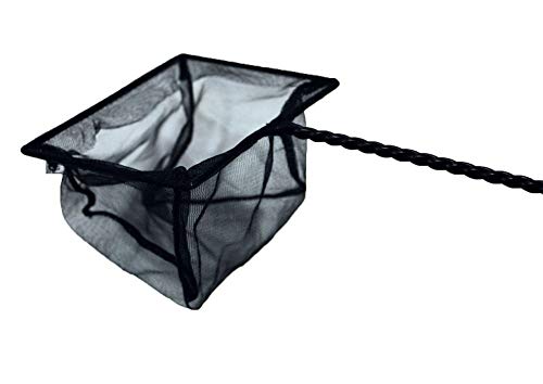 Aquarium Fangnetz Set 8-25cm Kescher Fischnetz schwarz Aquariumnetz Fischkescher Köcher Netz Fein Fische Casher von Aquaristikwelt24