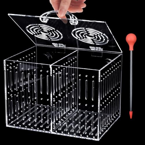 Magnetaklimatisierungsbox für Salzwasserfische Quarantäne Aquarium Isolationsbox für Aquarienfische Anemone Riff Koralle von Aquarium Choice