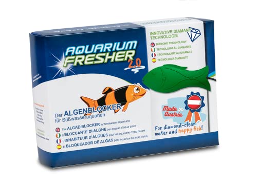 AquariumFresher für Aquarien bis 500L im Fisch-Design | gegen Algen | Algenfrei | klärende Wirkung von aquariumfresher.com