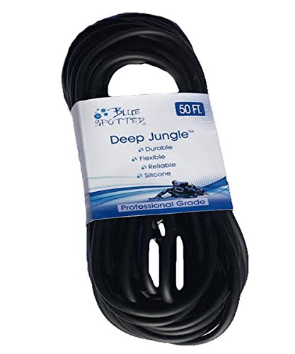 Deep Jungle schwarz Flexible Luftschlauch für Aquarien, Terrarien, und Hydrokultur, 50 Feet, schwarz von Aquarium Masters