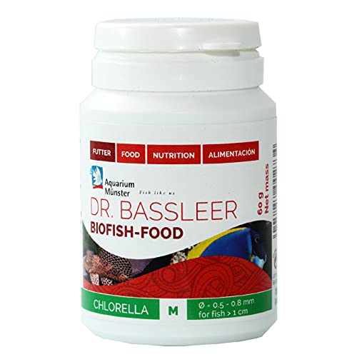 Aquarium Münster Biofish Food Chlorella M - 60 g für Fische, Aquarianer, Fischfutter, Fischfutterflocken, 60 Gramm von Aquarium Münster