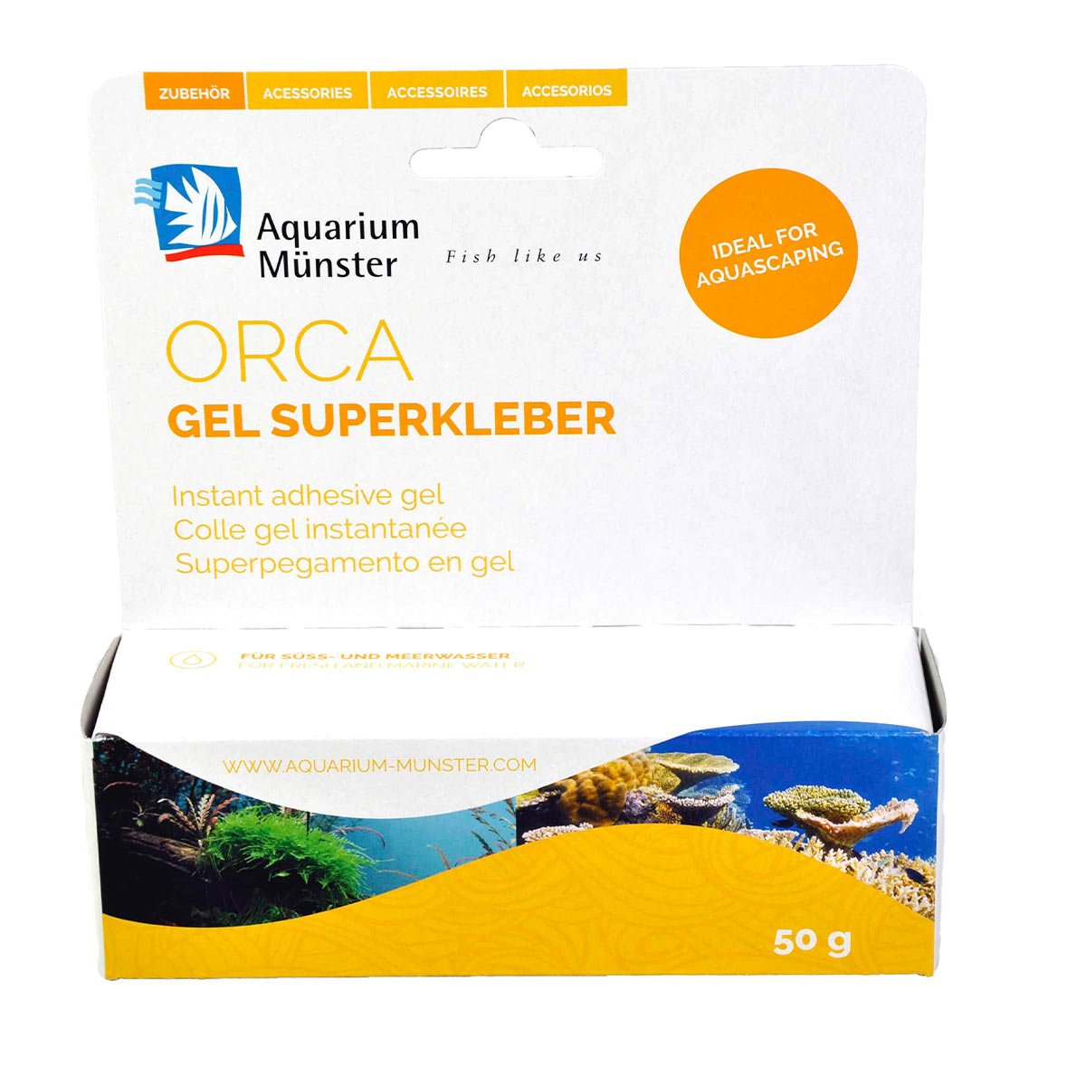 Aquarium Münster ORCA GEL-SUPERKLEBER 50g von Aquarium Münster