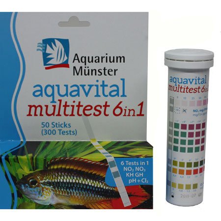 Aquarium Münster aquavital multitest 6in1, 50 Teststrips von Aquarium Münster
