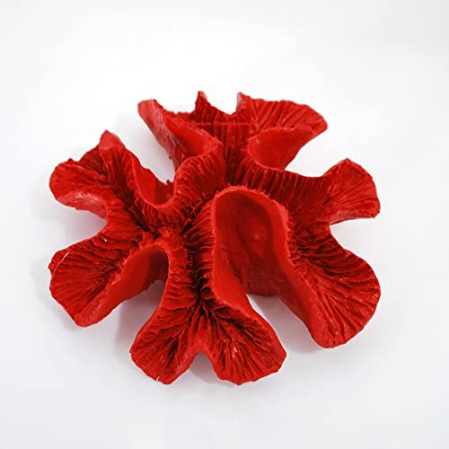 Rosenkoralle,13 x 12 x 5 cm,Kunstkoralle,LPS Steinkoralle,salz Aquarium Korallen von AQUARIUM-PLÜDERHAUSEN