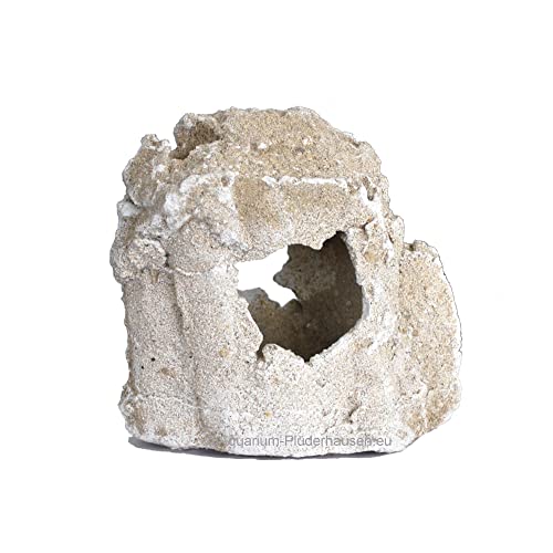 Nano Lochgestein,Aquarium/Terrarium-Deko, Naturstein, Felsen klein, ca. 8x6x10cm von AQUARIUM-PLÜDERHAUSEN