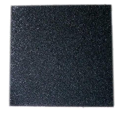 Aquarium Rio Filterschwamm schwarz grob, 50 x 50 x 2 cm, 10 ppi, Zuschnitt von Aquarium Rio