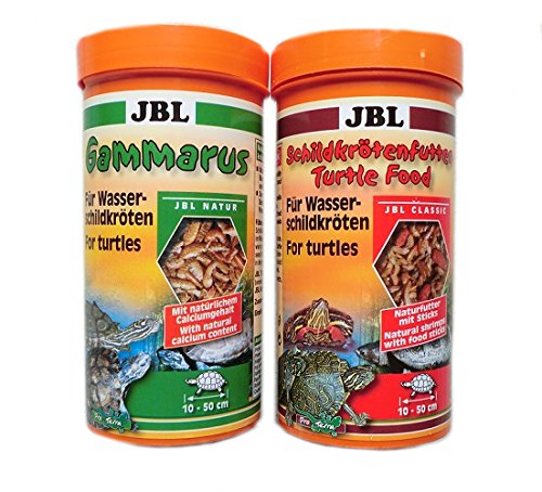 Wasserschildkröten Futter Set Gammarus 250 ml & Schildkrötenfutter 250 ml von Aquarium Rio