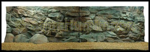 3D Aquarienrückwand 200x60 Rock von Aquariumimpex