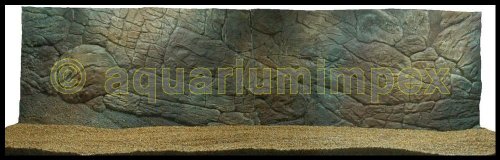 3D Aquarium Rückwand 200x60 Aquariumrückwand Dünn von Robizoo