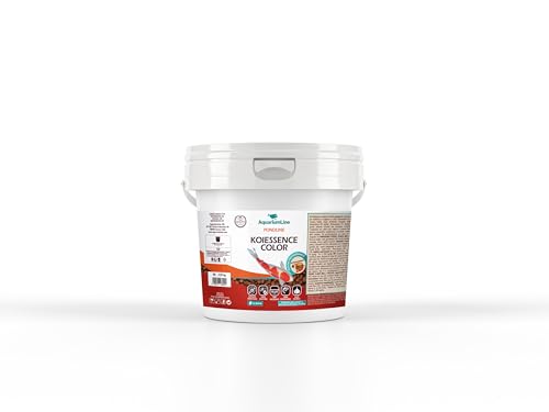 AquariumLine Koiessence Color - Eimer 5L / 2,25kg - Alleinfutter Pellets 4,5mm für Koi und Teichfische von Aquariumline