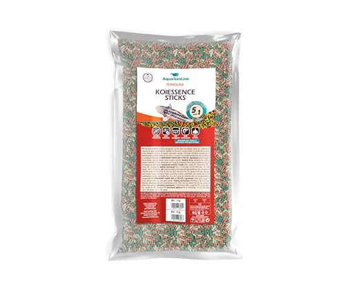 AquariumLine Koiessence Sticks Grundfutter in Sticks für Karpfen und Teichfische, verschiedene Größen (30L/3kg) von Aquariumline