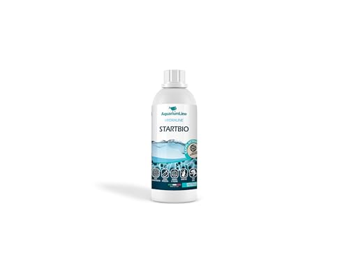 AquariumLine Start Bio – bakterieller Aktivator Konzentrat für Süß- und Meerwasseraquarien – Bioaufbereiter für Filter- und kristallines Wasser (250 ml) von Aquariumline