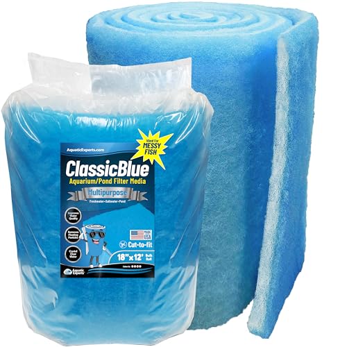 Aquatic Experts Klassisches gebundenes Aquarium-Filter-Pad, 45,7 x 3,6 x 1,9 cm, blaue und weiße Aquarium-Filtermedien-Rolle, kann auf die meisten Filter zugeschnitten werden, hergestellt in den USA Aquatic Experts Klassisches gebundenes Aquarium-Filter-Pad, 45,7 x 3,6 x 1,9 cm, blaue und weiße Aquarium-Filtermedien-Rolle, kann auf die meisten Filter zugeschnitten werden, hergestellt in den USA von Aquatic Experts