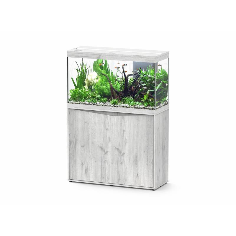 Aquatlantis Aquarienkombination Splendid Ultra 100 202l Esche Weiß Kombi von Aquatlantis