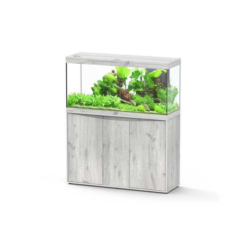 Aquatlantis Aquarienkombination Splendid Ultra 120 240l Esche Weiß Kombi von Aquatlantis