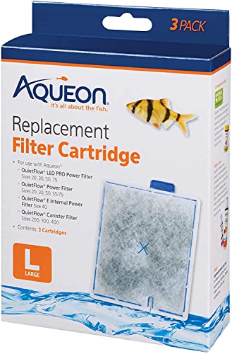 Aqueon (4 Pack) QuietFlow Replacement Filter Cartridge Large 3 Pack von Aqueon
