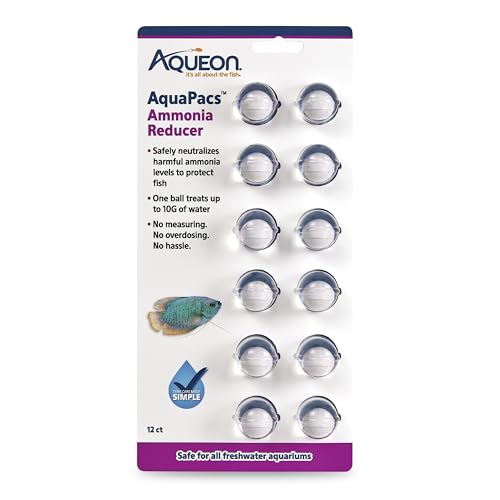 Aqueon AquaPacs Ammoniak-Reduzierer, 12 Stück, 10 Gallonen von Aqueon