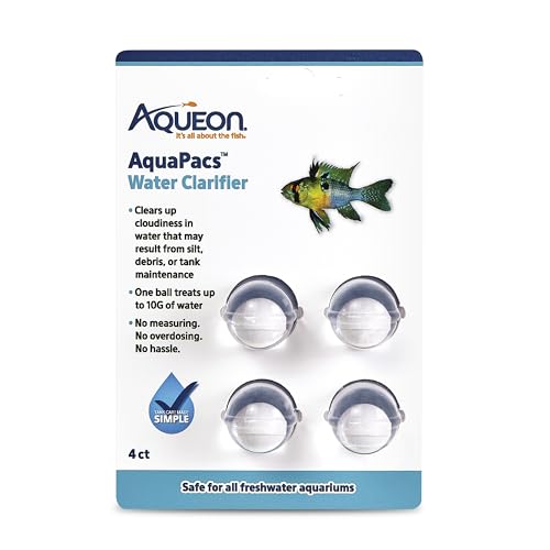 Aqueon AquaPacs Wasserklärer, für Süßwasseraquarien, 4 Stück von Aqueon