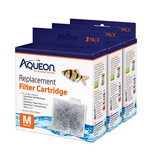 Aqueon Ersatz-Filterkartuschen für Aquarien, mittelgroß, 9 Stück von Aqueon