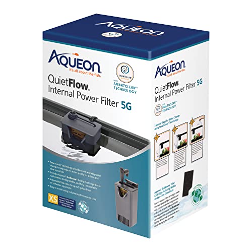 Aqueon QuietFlow Innenfilter mit SmartClean Technologie, extra klein von Aqueon