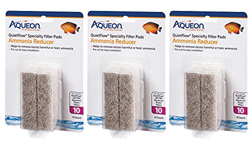 Aqueon Quietflow Ammoniak Reducer 10 Specialty Filter Pads, 12 Pads (3x4ct) von Aqueon