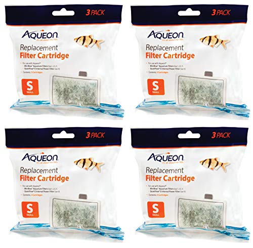 Aqueon Replacement Filter Cartridges QuietFlow MiniBow Small - 4 Packs of 3 von Aqueon