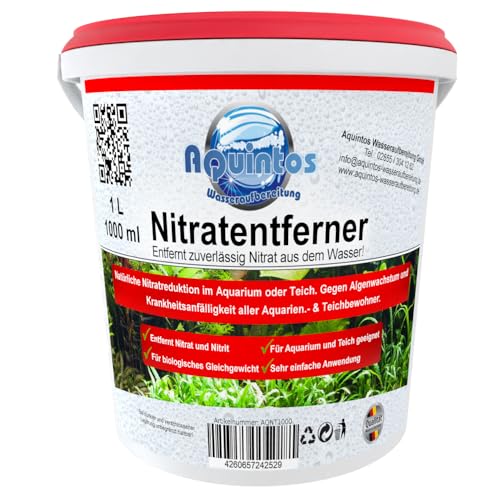 Aquintos Resin N Nitratharz - Nitratentferner für Aquaristik - Aquarium Wasserfilter (1 Liter) von Aquintos Wasseraufbereitung