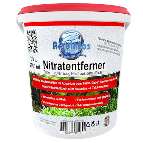 Aquintos Resin N Nitratharz - Nitratentferner für Aquaristik - Aquarium Wasserfilter (2.5 Liter) von Aquintos Wasseraufbereitung