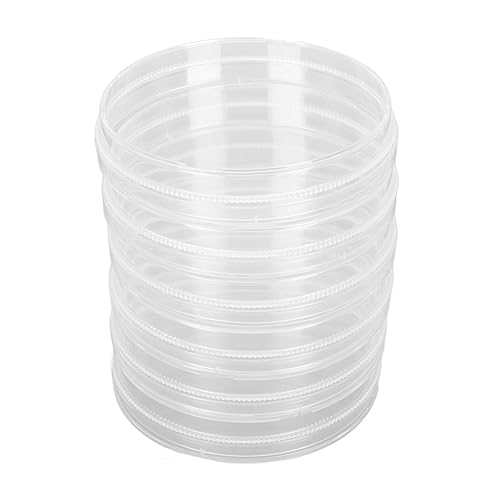 20 Stück Sterile Petrischalen aus Kunststoff mit Deckel, Transparente Labor-Petriplattenschale für Zellkultur, Medizin, Mykologieforschung von Aramox
