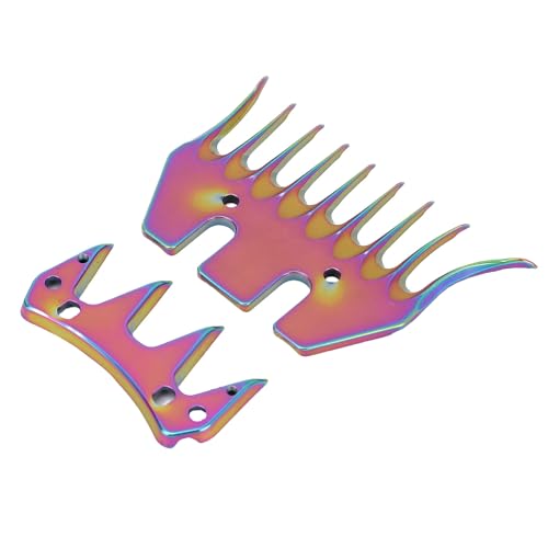 Aramox 9 Zähne Schafscheren Ersatzklingen, 10mm Abstand mit Beschichtung für Schafe Alpakas Aramox 9 Zähne Schafscheren Ersatzklingen, 10mm Abstand mit Beschichtung für Schafe Alpakas von Aramox