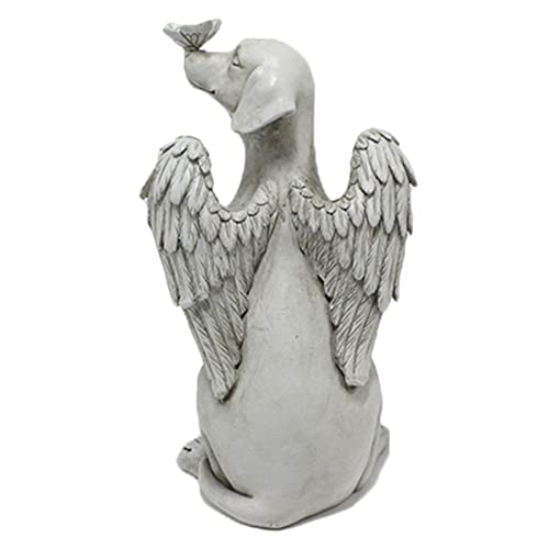 Aramox Angel Dog Memorial Statue Synthetic Resin Exquisite Hund Ornament für den Garten Draußen Aramox Angel Dog Memorial Statue Synthetic Resin Exquisite Hund Ornament für den Garten Draußen von Aramox