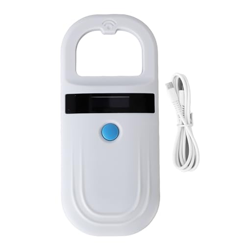 Aramox Handheld-Mikrochip-Scanner, EMID FDX B-Leser, Drahtloser Leser, 1000 Datensätze, Wiederauf Ladbar, Leichtbau, OLED-Bildschirm, USB-Datenkabel (Typ 1) von Aramox