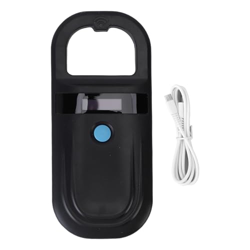 Aramox Handheld-Mikrochip-Scanner, EMID FDX B-Leser, Drahtloser Leser, 1000 Datensätze, Wiederauf Ladbar, Leichtbau, OLED-Bildschirm, USB-Datenkabel (Typ 2) von Aramox