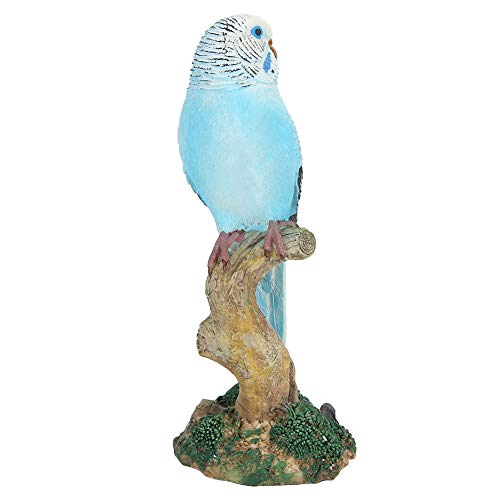 Aramox Schöne Blaue 8 X 7 X 16 cm Leichtes Villa Courtyard Vogelmodell mit Elegantem Design, Geeignet für Gartendekoration von Aramox