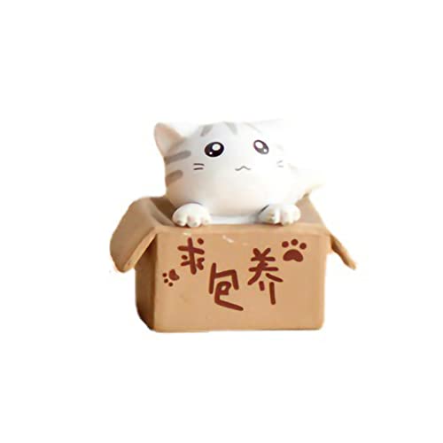 Cartoon Poor Box Katzenmodell, Kleine Statue Mikrolandschaftstisch Dekoration für Heimauto, Bestehend aus PVC -Material, Lebendiger Farbe Langlebiger Gebrauch, Geeignet Als Spielzeuggeschenkidee Cartoon Poor Box Katzenmodell, Kleine Statue Mikrolandschaftstisch Dekoration für Heimauto, Bestehend aus PVC -Material, Lebendiger Farbe Langlebiger Gebrauch, Geeignet Als Spielzeuggeschenkidee von Aramox