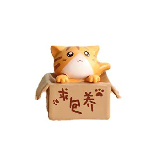 Cartoon Poor Box Katzenmodell, Kleine Statue Mikrolandschaftstisch Dekoration für Heimauto, Bestehend aus PVC -Material, Lebendiger Farbe Langlebiger Gebrauch, Geeignet Als Spielzeuggeschenkidee Cartoon Poor Box Katzenmodell, Kleine Statue Mikrolandschaftstisch Dekoration für Heimauto, Bestehend aus PVC -Material, Lebendiger Farbe Langlebiger Gebrauch, Geeignet Als Spielzeuggeschenkidee von Aramox